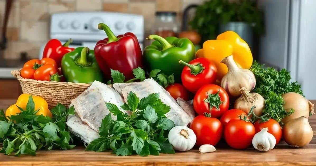 Ingredientes do Bacalao a la Vizcaína