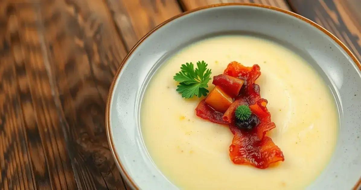 Ingredientes do Creme de Batata com Bacon