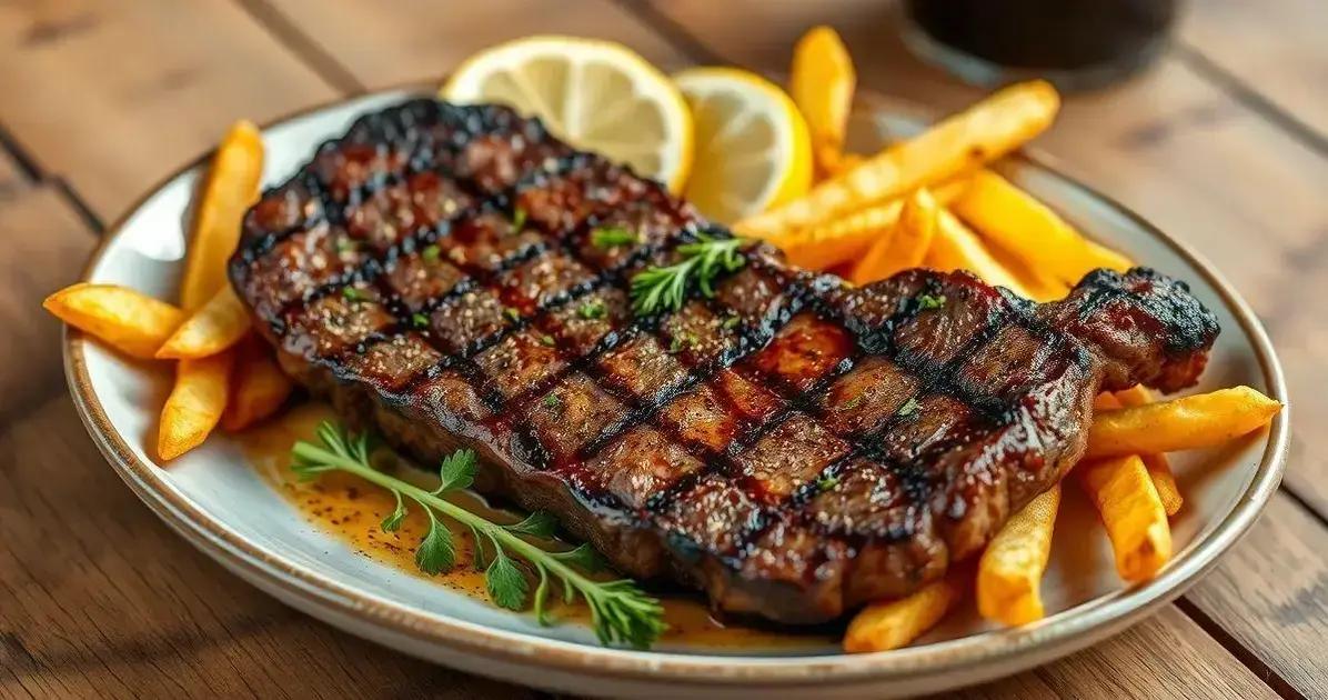 Ingredientes do Filé com Fritas