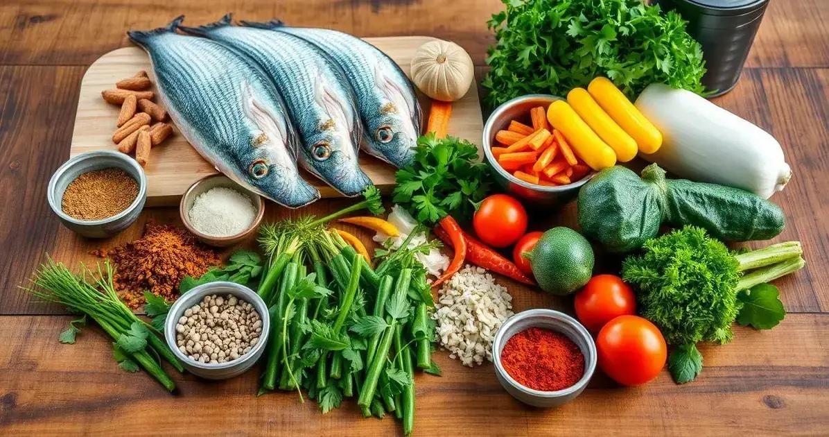 Ingredientes do Pastel de Peixe