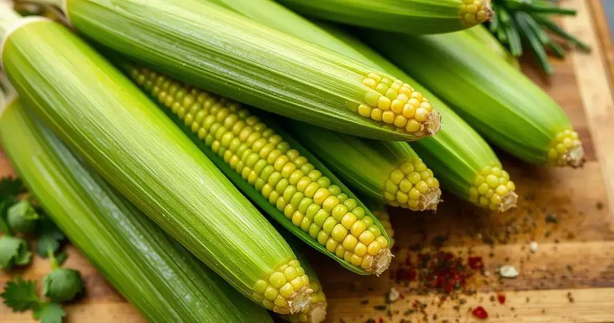 Ingredientes para Milho Verde Cozido