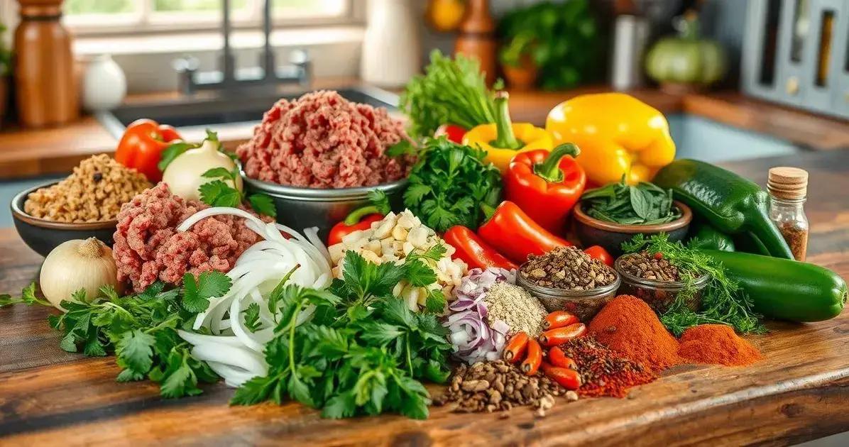 Ingredientes para o Tareco