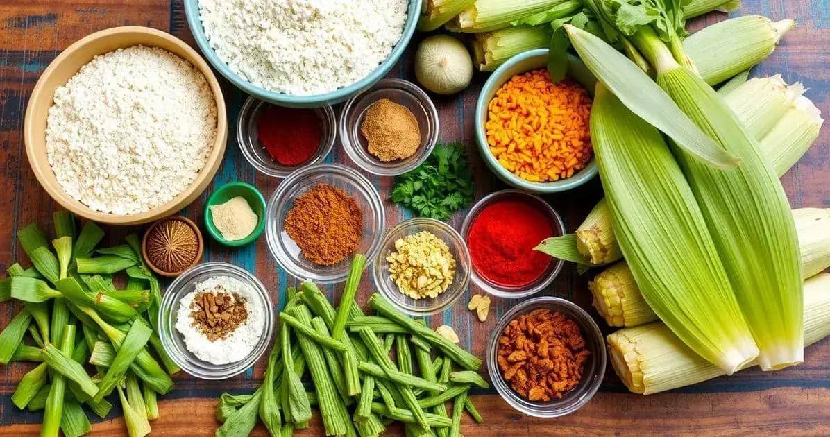 Ingredientes para Tamales