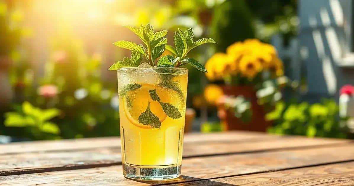 Limonada com gengibre: Descubra a refrescância perfeita para o verão