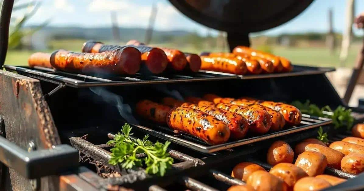 Melhores técnicas para grelhar Linguiça Acebolada