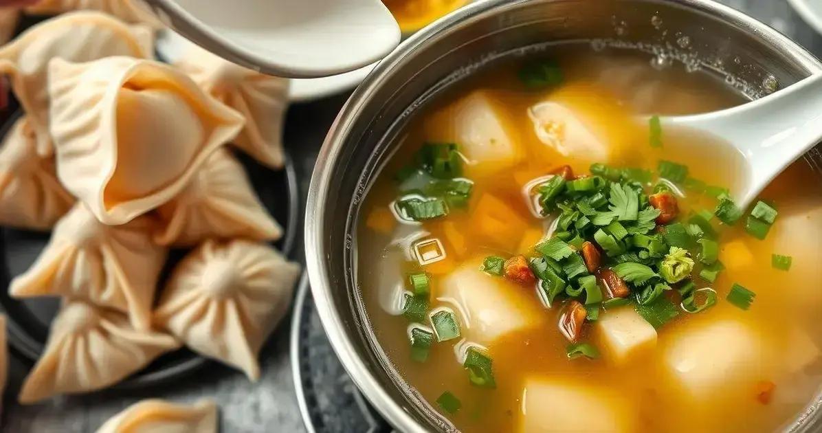 Método de Preparação da Sopa de Wonton