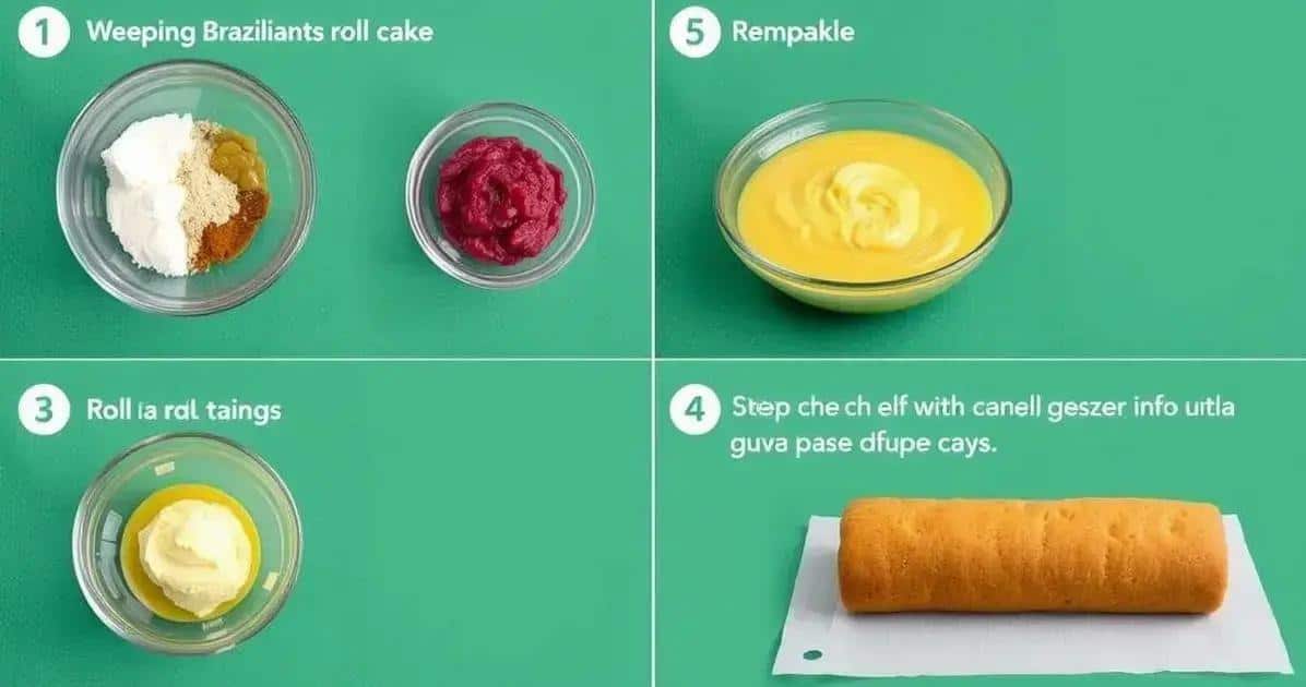 Método de Preparação do Bolo de Rolo