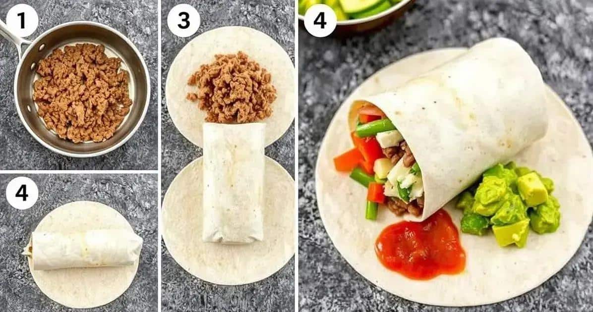 Método de Preparação do Burrito