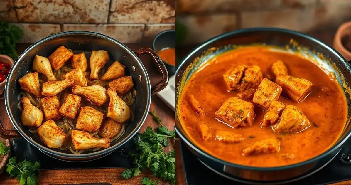 Método de Preparação do Butter Chicken