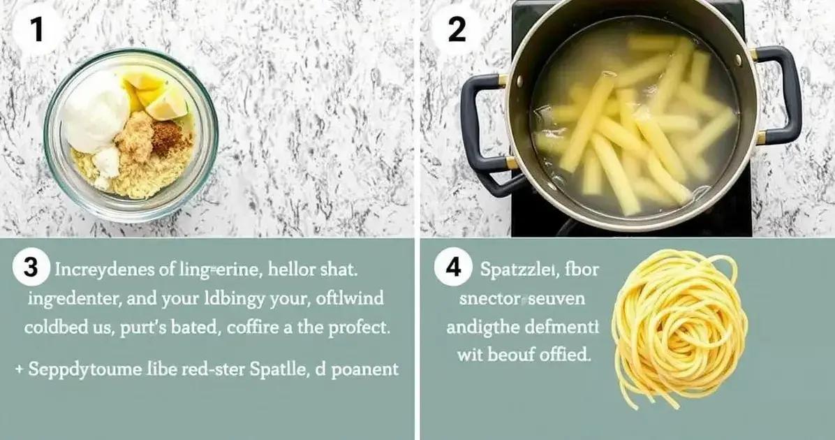 Método de Preparação do Spätzle