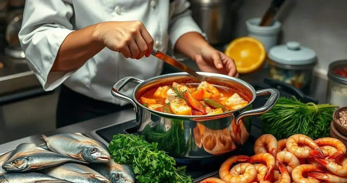 Método de Preparo da Caldeirada de Frutos do Mar