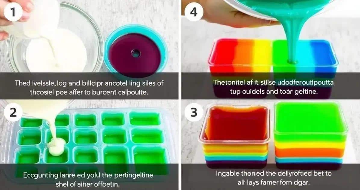 Método de Preparo da Gelatina Colorida
