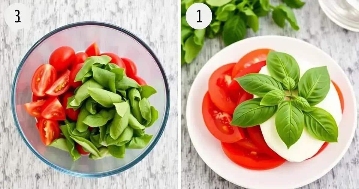Método de Preparo da Salada Caprese