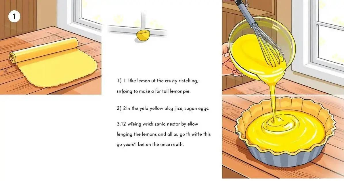 Método de Preparo da Torta de Limão