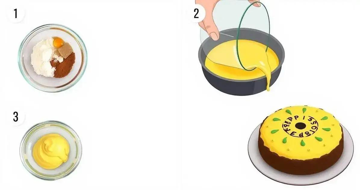 Método de Preparo do Bolo Picada de Abelha