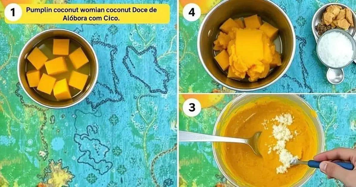 Método de Preparo do Doce de Abóbora com Coco