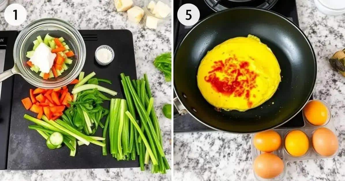 Método de preparo do Egg Foo Young