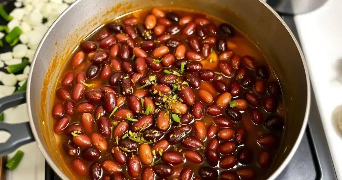 Método de Preparo do Feijão Temperado Rápido