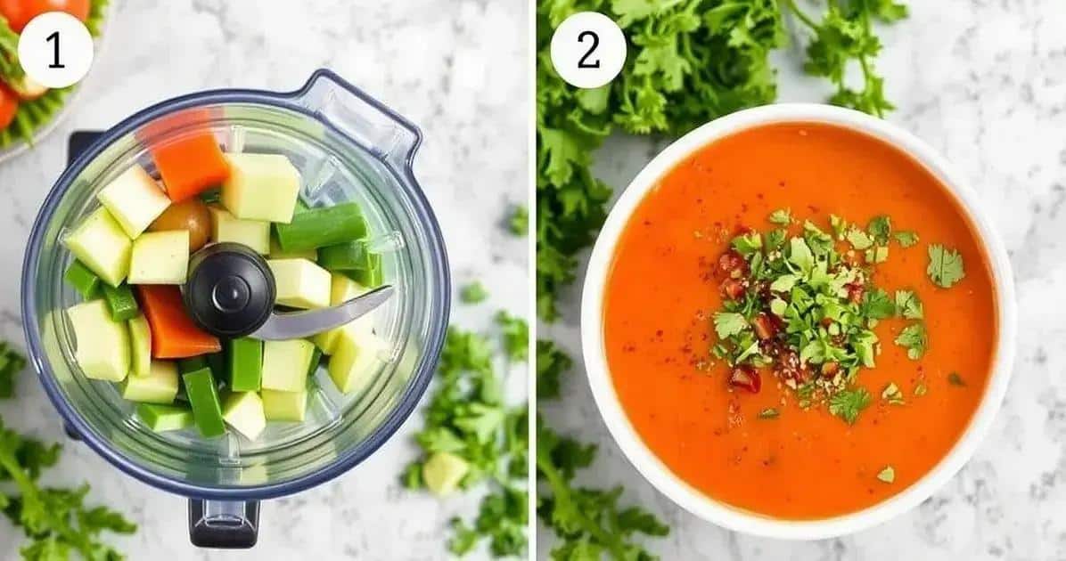 Método de Preparo do Gazpacho