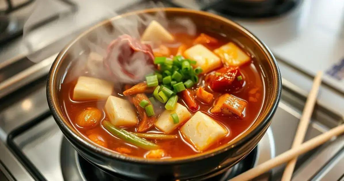 Método de Preparo do Kimchi Jjigae