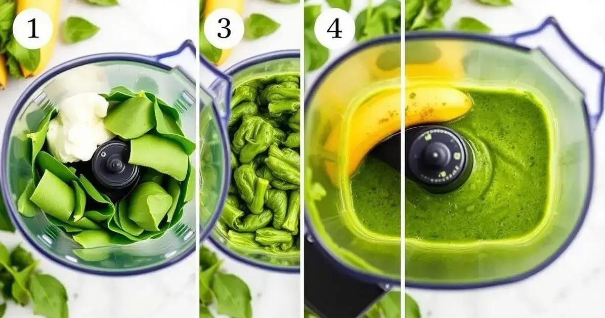 Método de Preparo do Smoothie Verde