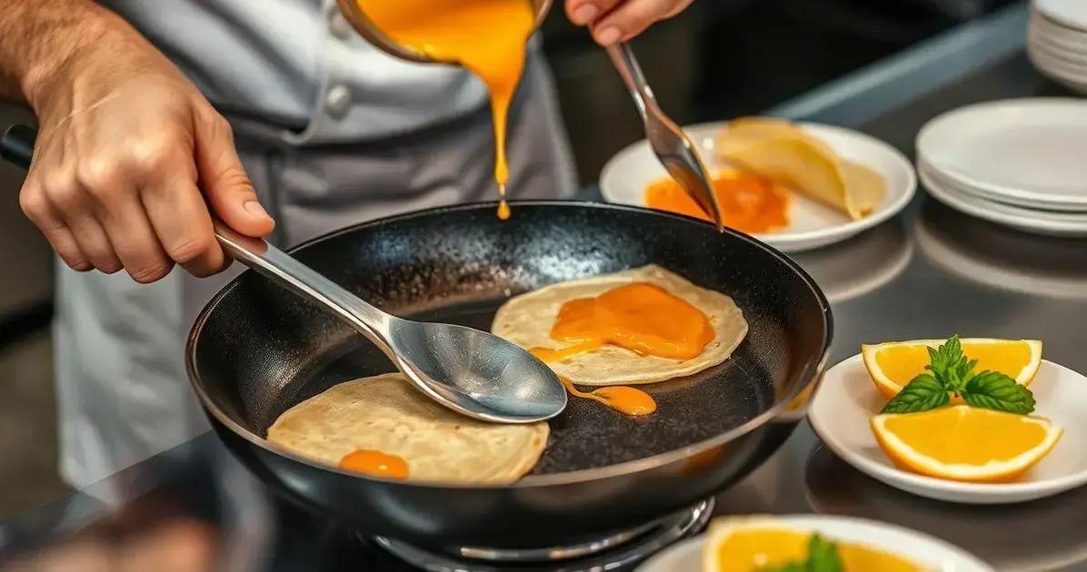 Método de Preparo dos Crêpes Suzette