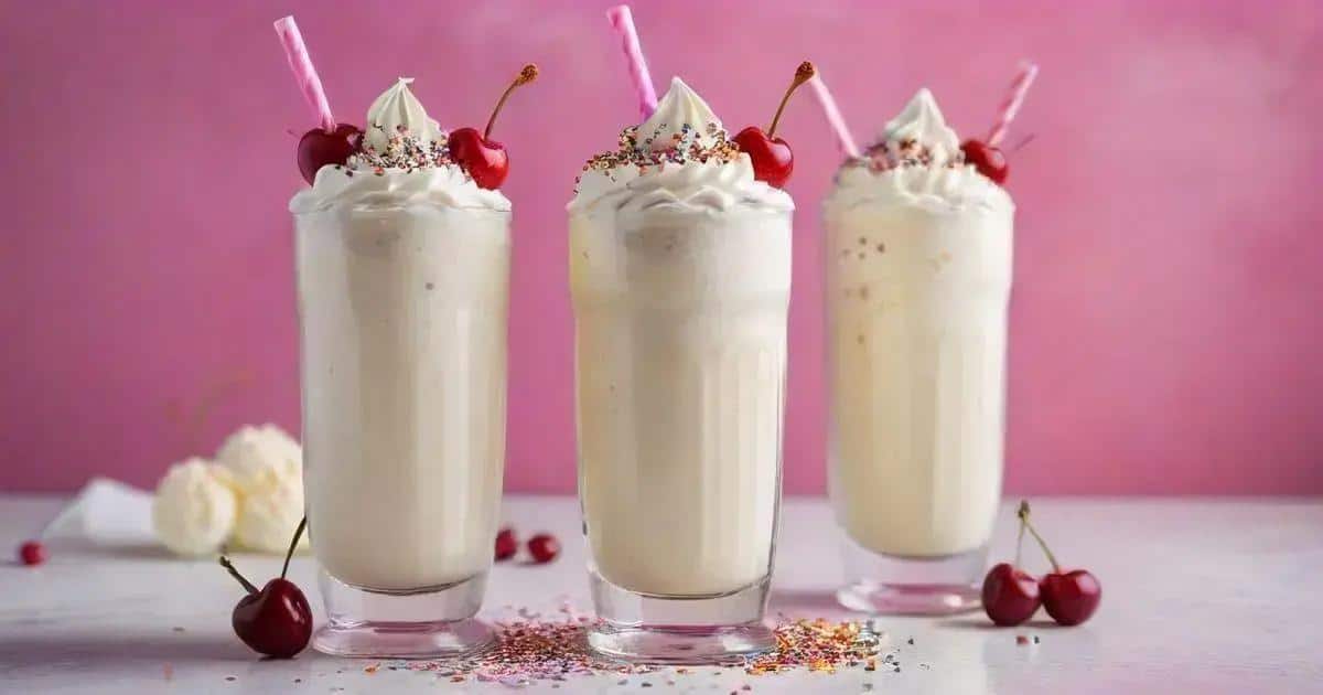 Milkshake de Baunilha Simples: O Delicioso que Você Precisa Experimentar