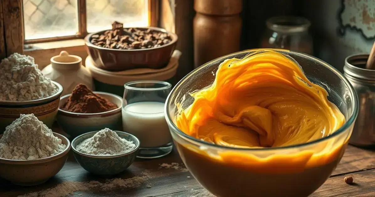 Misturando os Ingredientes do Bombom na Travessa