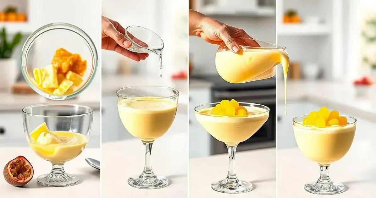 Modo de Preparo da Mousse de Maracujá