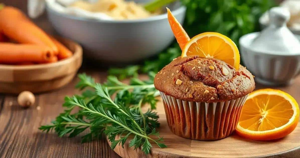 Muffin de Cenoura Saudável: Uma Delícia Nutritiva para o Seu Café da Manhã