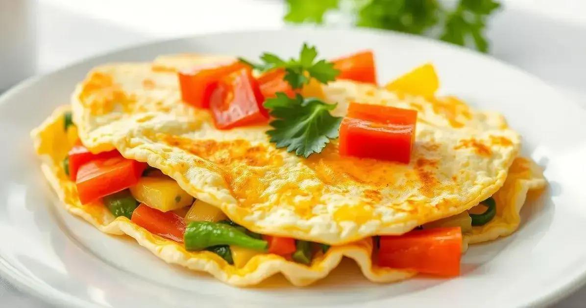 Omelete de claras rápido: uma receita prática que você precisa conhecer!