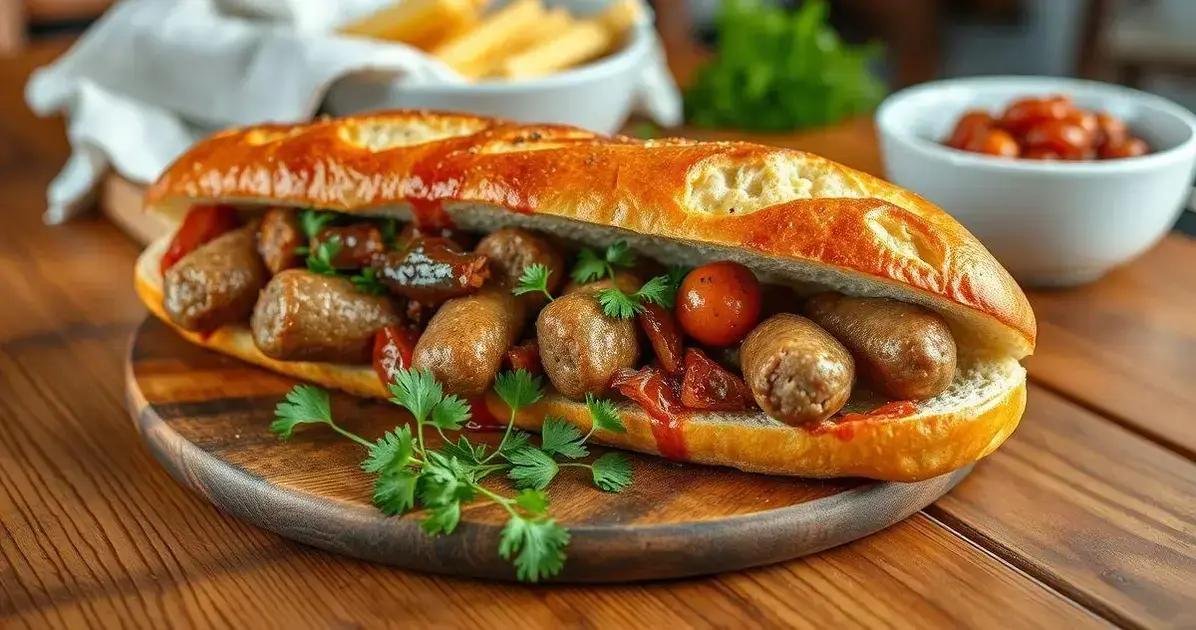 Pão com Linguiça: Aprenda a Fazer Essa Delícia Incrível em Casa