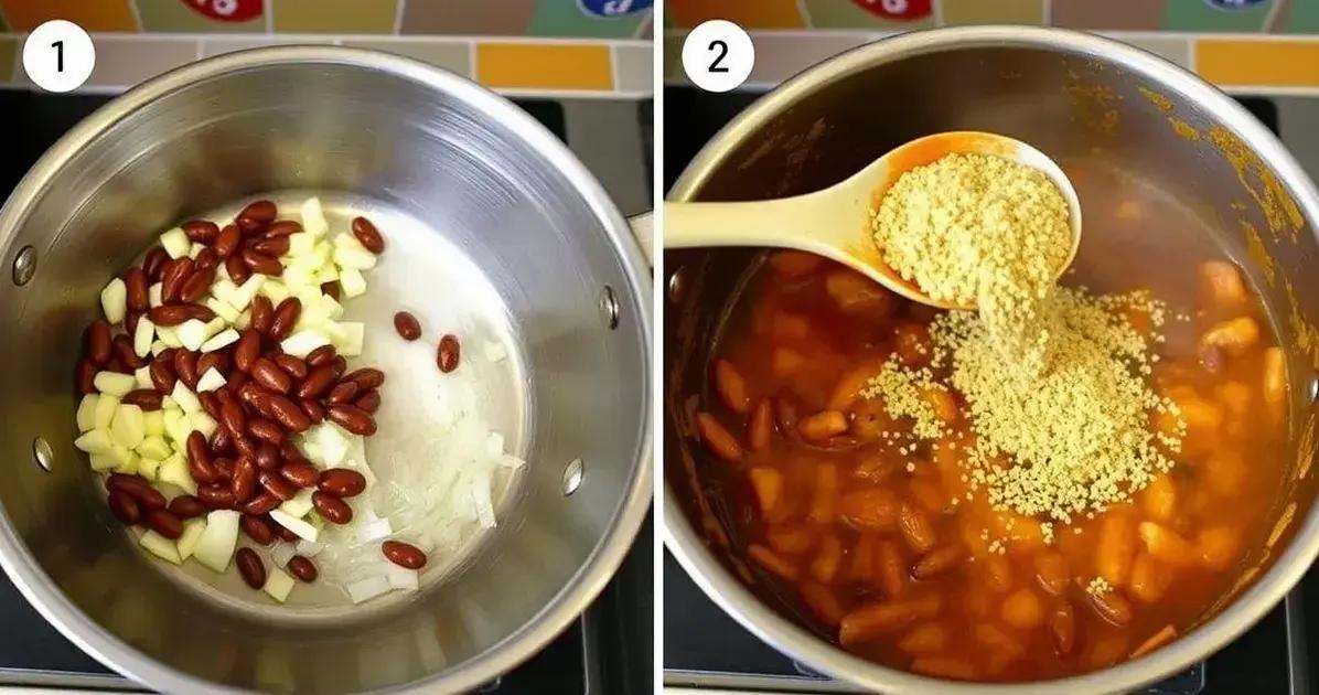 Preparando o Feijão Tropeiro do Virado