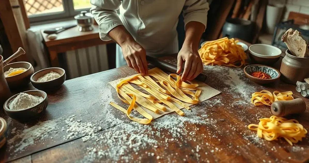 Preparando o Tagliatelle Perfeito