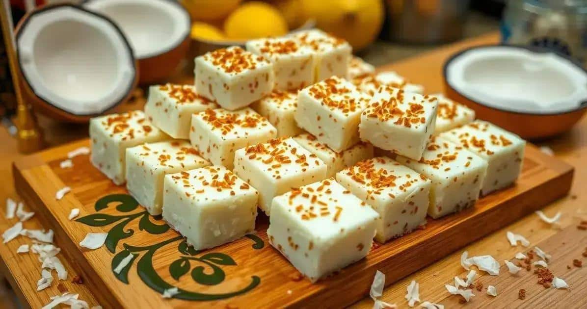 Receita de Cocada com Leite Condensado