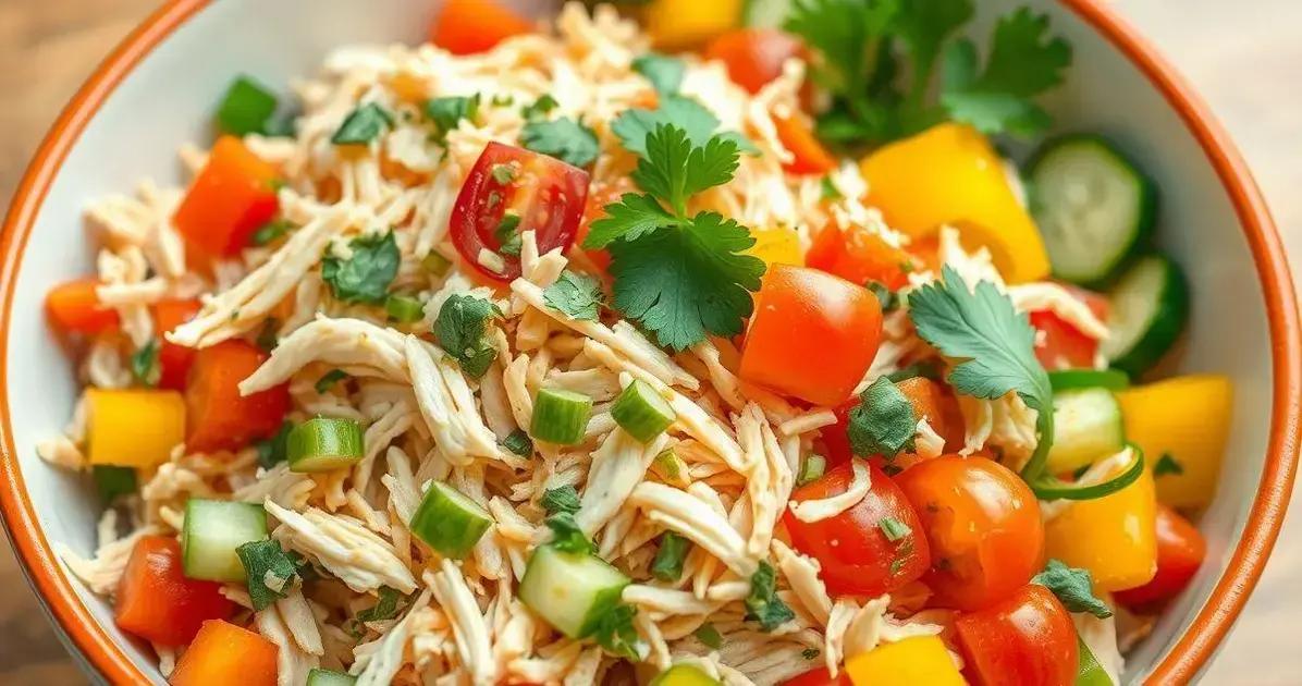 Salada com Frango Desfiado: A Receita Rápida e Deliciosa que Você Precisa Conhecer!