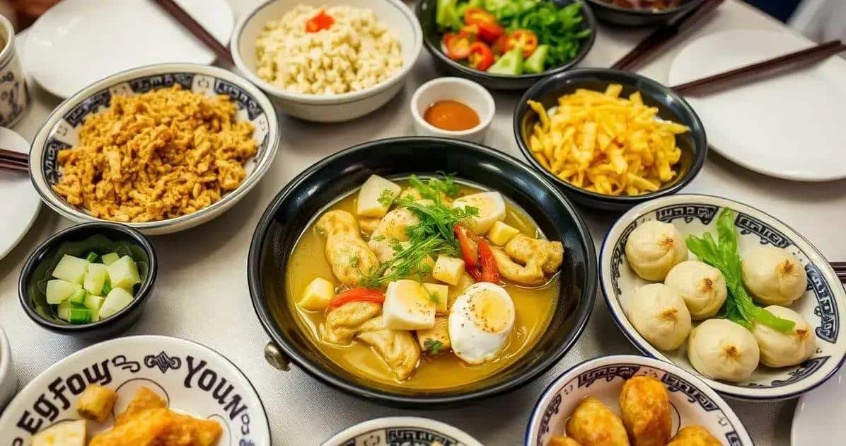Servindo Egg Foo Young: acompanhamentos ideias