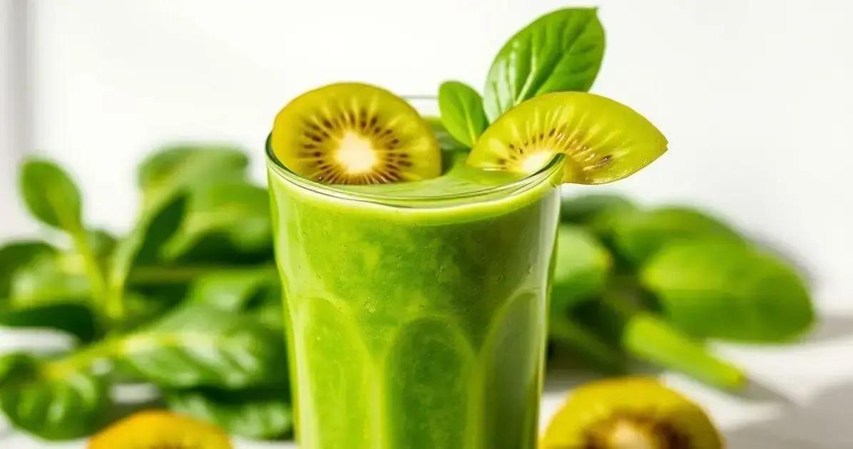 Smoothie de Kiwi e Espinafre: Descubra o Segredo de um Suculento e Saudável