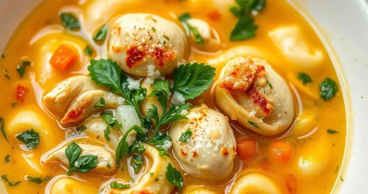 Sopa de Capeletti com Frango: Uma Deliciosa Receita Tradicional