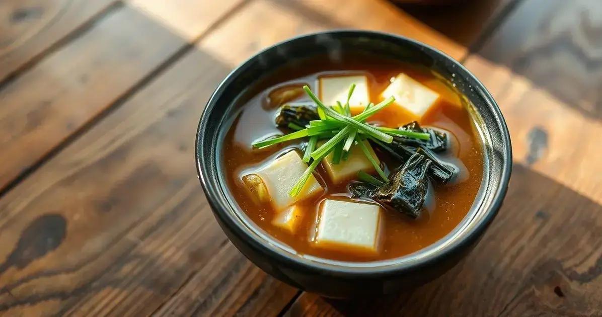 Sopa de Missô: Aprenda a Preparar essa Delícia Reconfortante