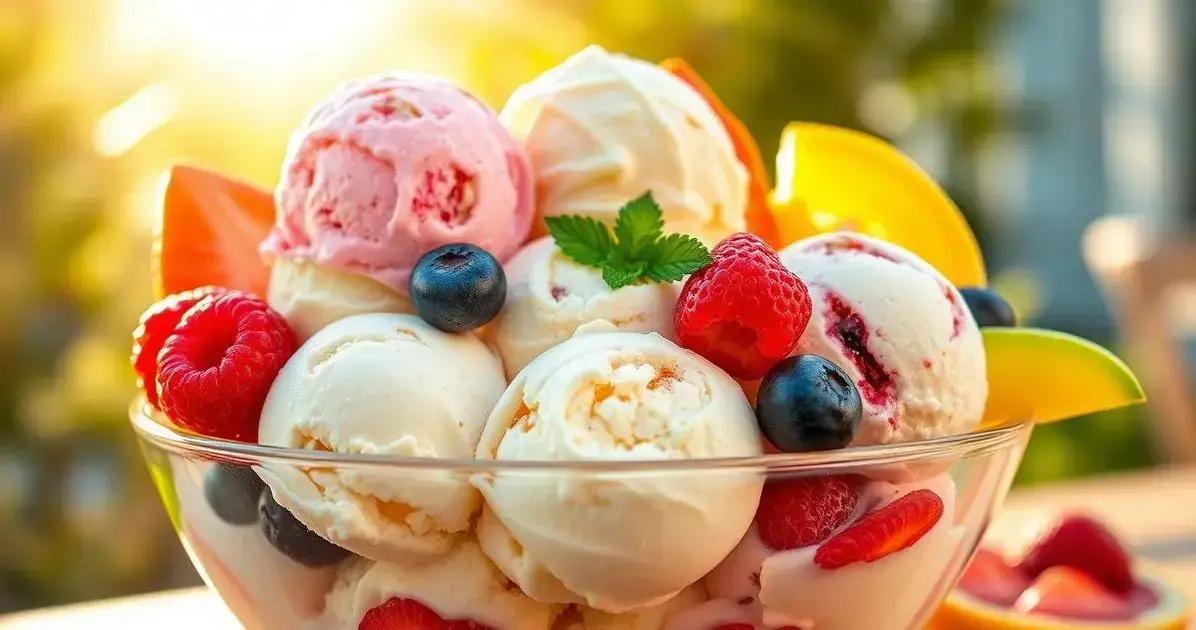 Sorvete caseiro prático: A receita perfeita para dias quentes!