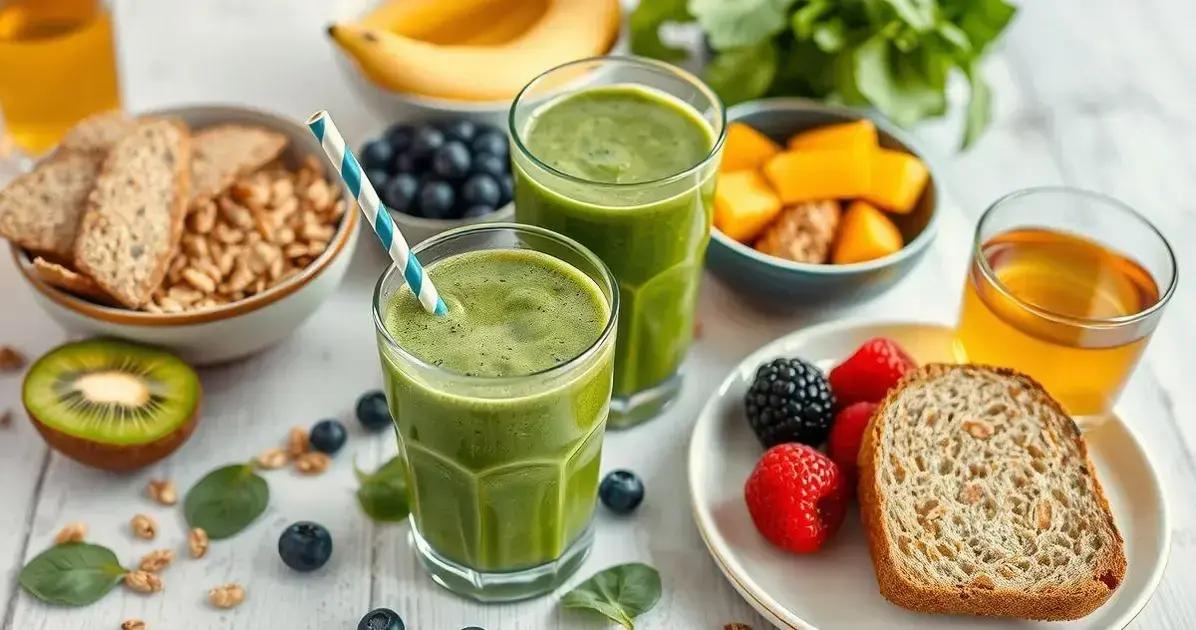 Sugestões de Acompanhamento para o Smoothie