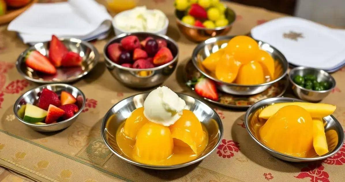 Sugestões de Acompanhamentos para Gulab Jamun