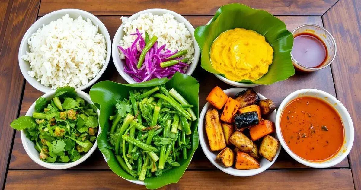 Sugestões de Acompanhamentos para Peixe na Folha de Bananeira