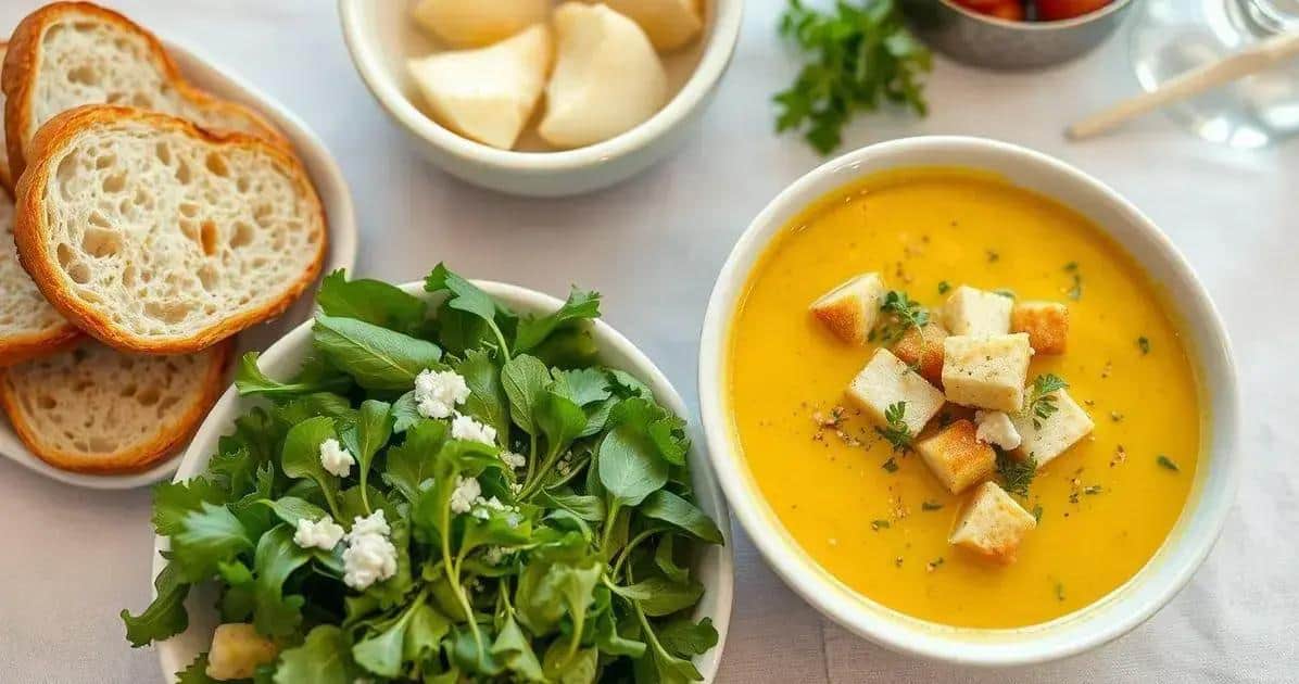 Sugestões de Acompanhamentos para Sopa de Batata