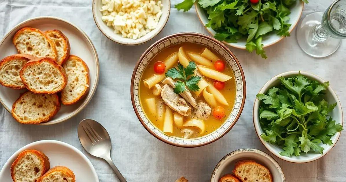 Sugestões de Acompanhamentos para Sopa de Capeletti