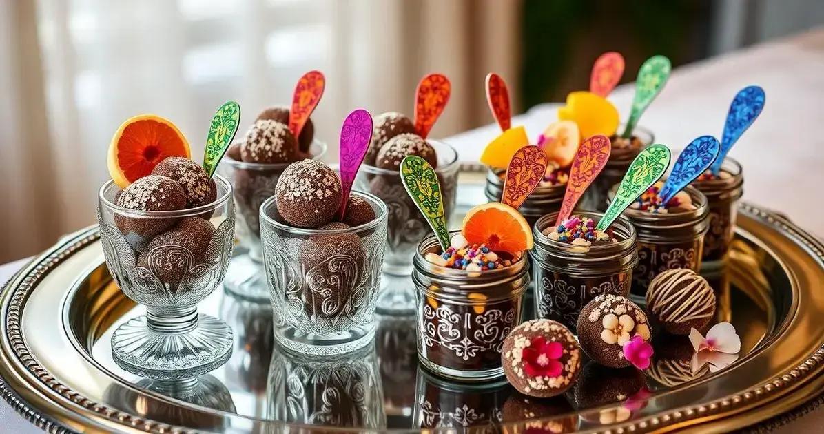 Sugestões de Apresentação do Brigadeiro Gourmet