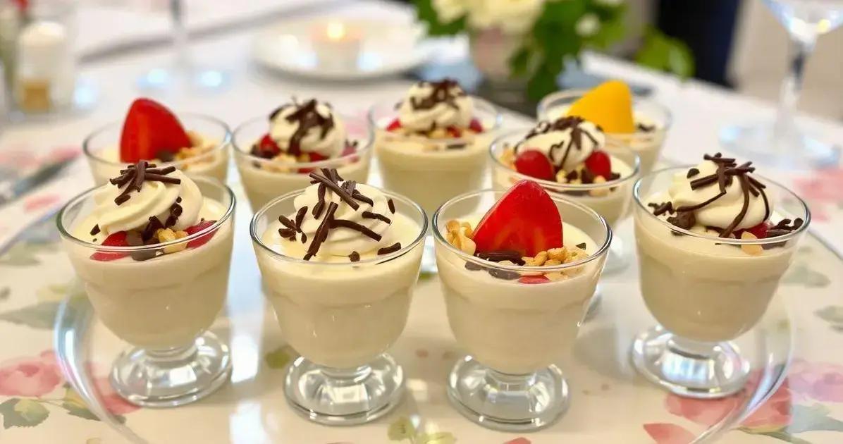 Sugestões de apresentação do Pavê Rápido e Cremoso