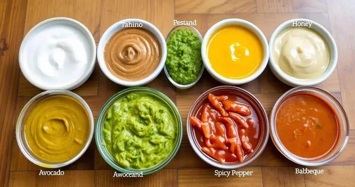 Sugestões de Molhos para Acompanhar