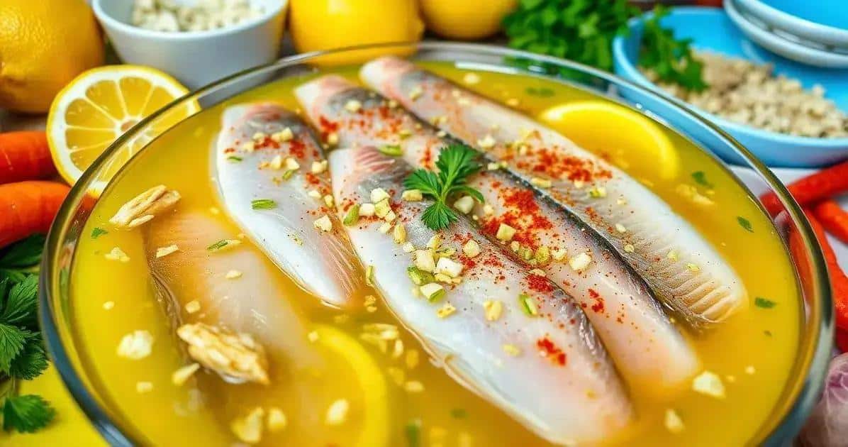 Tempere o Peixe para a Peixada